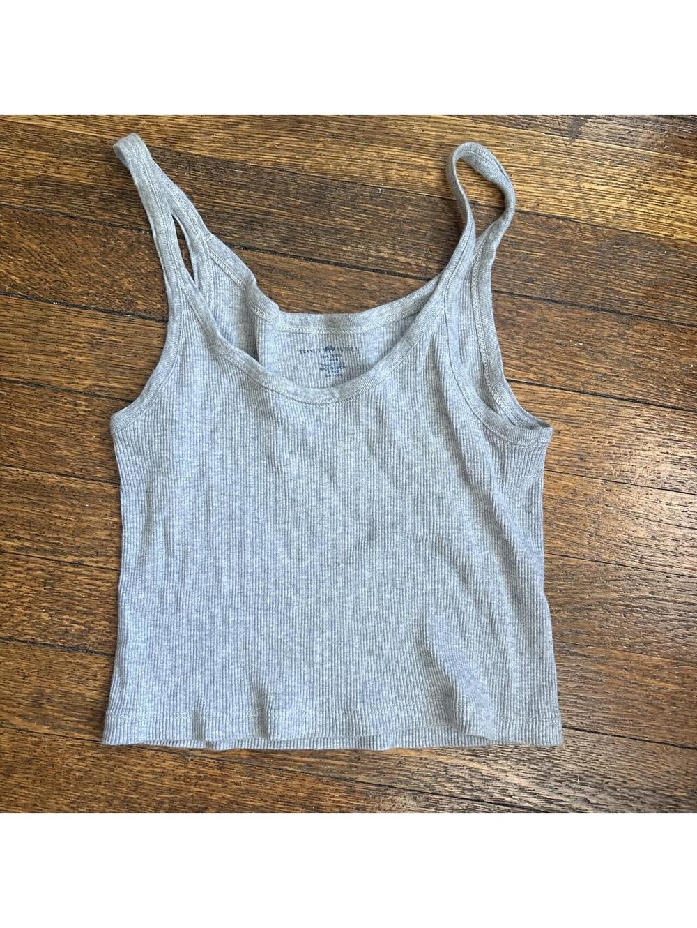 Brandy Melville Women's Grey Vests-tanks-cami